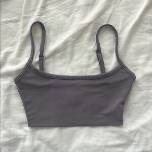 AYM Studio Gray Bralette Crop Top Womens Size Small